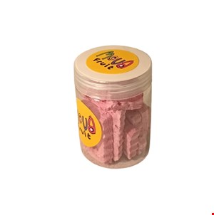 بستنی خشک آلبالو با تکه‌